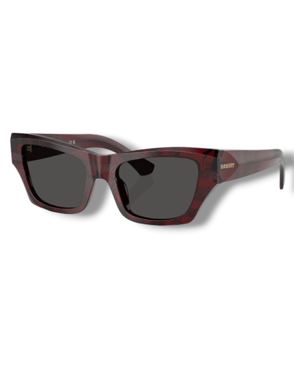 Authentic Burberry Women’s 52mm Cat Eye Dark Havana Sunglasses NWOT